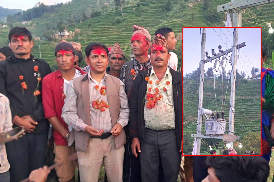 सुर्नयाको झाड्बोमा विद्युत विस्तार 